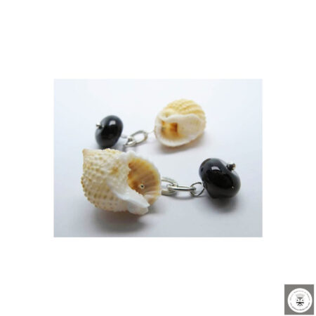 Gemelli con conchiglia conica e onice piatto