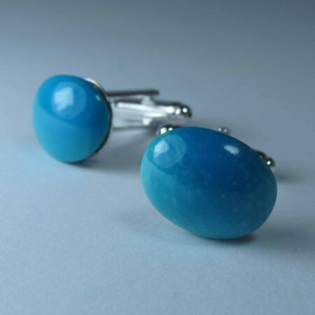 Cufflinks with Persian Turquoise