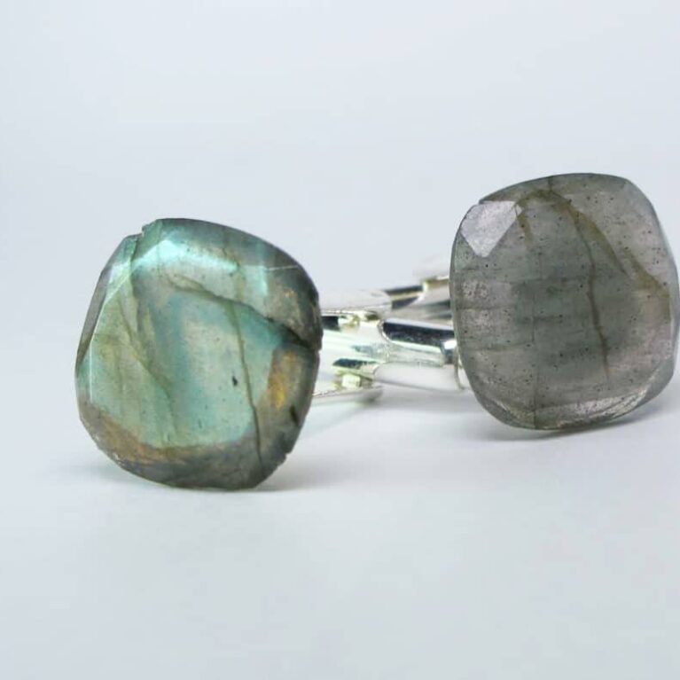 Cufflinks with Jaipur labradorite
