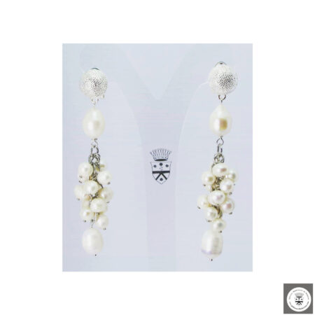 Orecchini cascata di perle di fiume