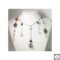 Aluminium necklace with pearls and semi-precious stones