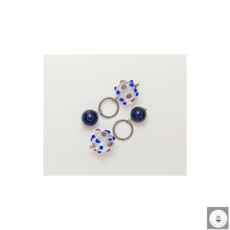 Gemelli con murrine veneziane e lapislazzuli