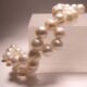 Hair clip with freshwater pearls
