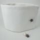 Cufflinks with white and grey pearls