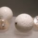 Cufflinks with madrepora and pearls