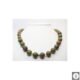 Collana con unakite, peridoto, iolite, granato e cristallo di rocca