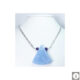 Collana con calcedonio e ametista
