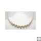 Necklace with pearls and rhodolite garnet