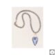 Collana con ematite, cuore in sodallite e perla di fiume