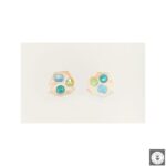 Orecchini Galassia con madreperla Tahiti e cristalli Swarovski