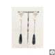 Orecchini lunghi con sodalite e howlite